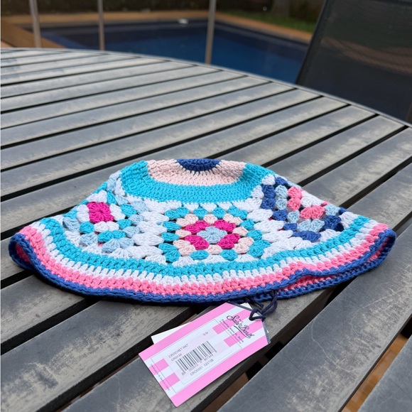 NWT MC2 Saint Barth Crochet Bucket Hat Multicolor - Picture 11 of 12